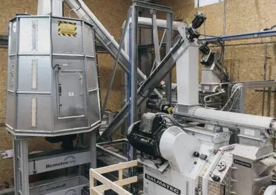 Lenne Pellets Produktionshalle