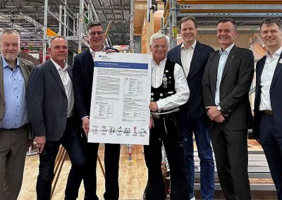 Vereinbarung über Dachlatten mit CE-Kennzeichnung aus Nadelholz